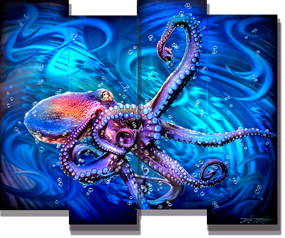 4 Panel What's Kraken Panel 37X44